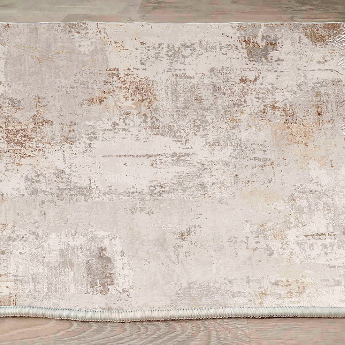 Conceptum Alfombra de Algodón 80 x 150 cm Crema